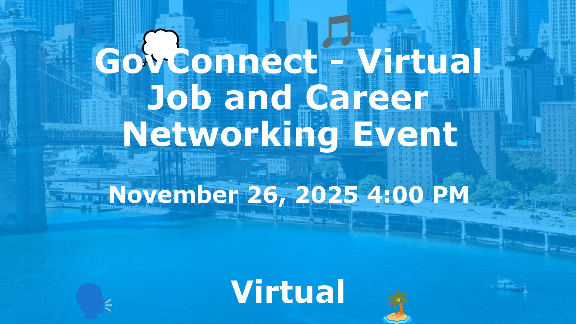 GovConnect - Virtual Job and Career Networking Event event image